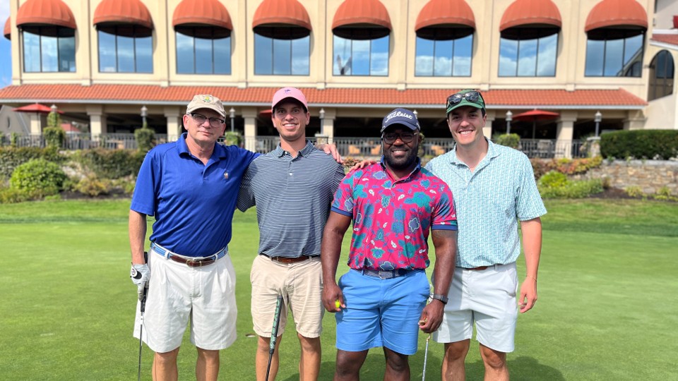 Golf four-some